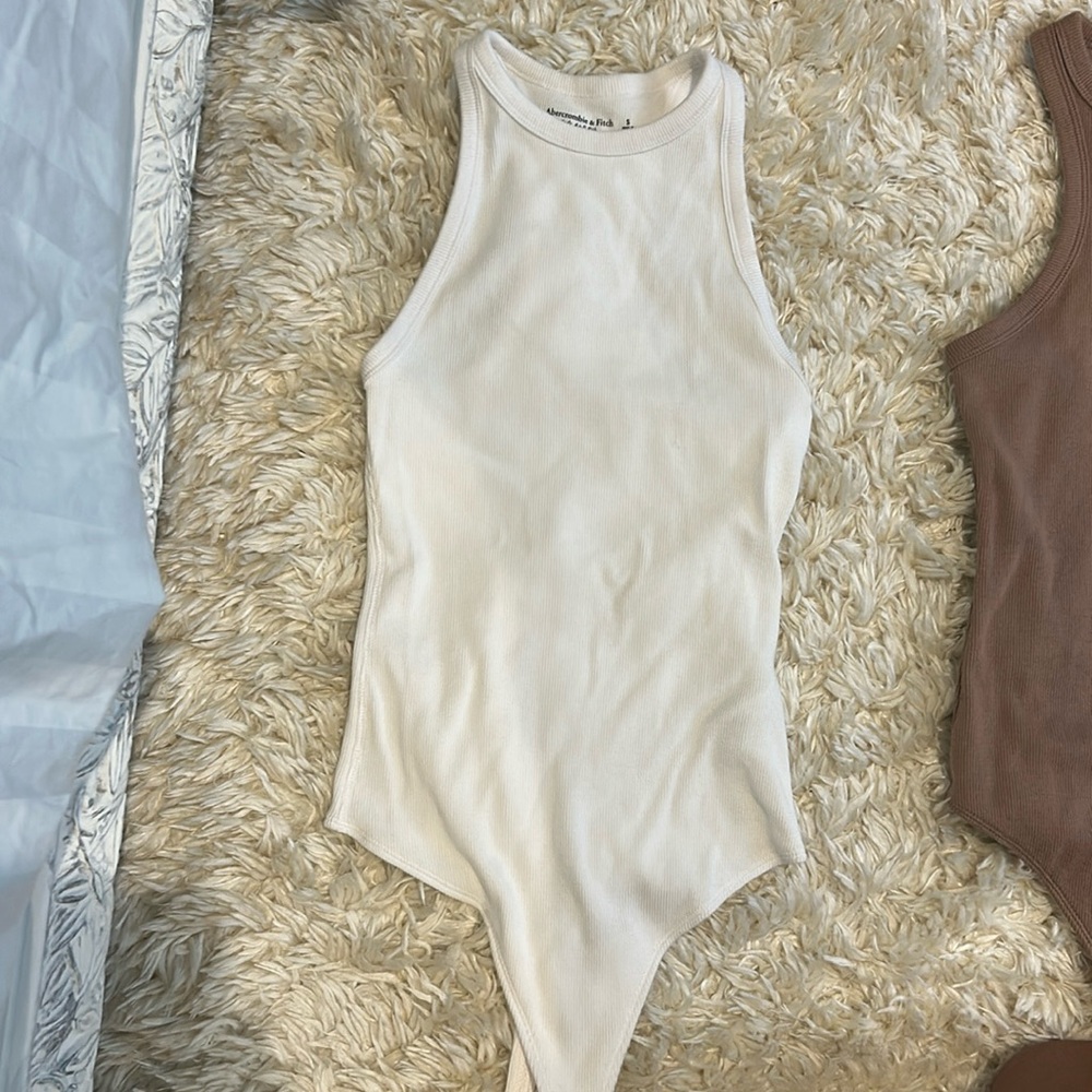 Abercrombie & Fitch bodysuit white size small